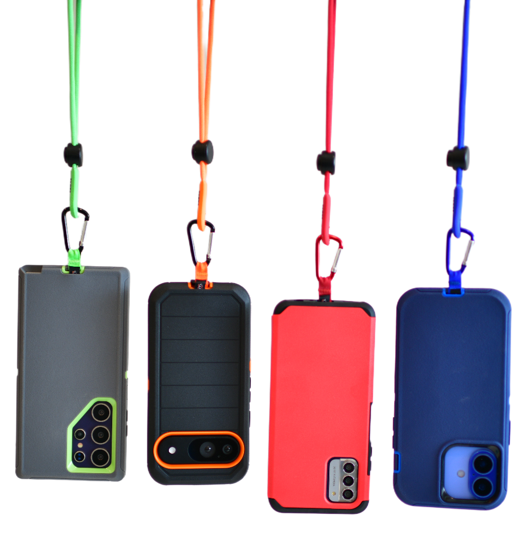 Custom Phone Lasso patch and lanyard set